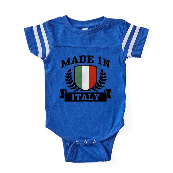 CafePress - Italymade - Cute Infant Baby Football Bodysuit