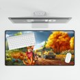 thumbnail image 4 of Goodbye Summer Abyssinian Hello Fall Time for School Desk Mat Full Keyboard Mouse Pad Cat Lover Kitten Owner Gifts Large Mousepad - 02014, 4 of 5