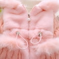 thumbnail image 5 of CPNG Girl Winter Dress Coats Knited Fur Outerwear Coats Snowsuit Clothing Warm Fleece Lined Lightweight Parka Snow Puffer Down Jacket with Hooded, 5 of 6