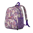 thumbnail image 2 of Goldendoodle Dog and Flower Floral Backpack Backpack for School,Cute School Bag,Schoolbag with Adjustable Shoulder Straps & Padded Back,13.8"x11.4"x6", 2 of 6