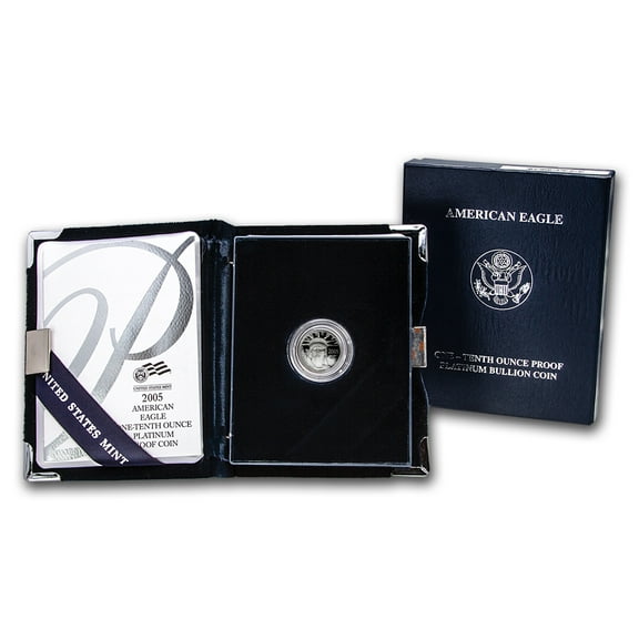 2005-W 1/10 oz Proof American Platinum Eagle (w/Box & COA)