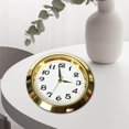 thumbnail image 3 of thinsony Round Clock Insert Clock Movement Clock Face for Diameter 1-3/8 inch Hole Aureate, 3 of 8