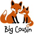 thumbnail image 2 of CafePress - Big Cousin Mod Fox -  Round Wood Ornament 4", 2 of 2