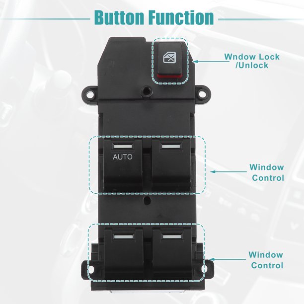 みるく Left Driver Side Car Power Window Switch Fit for Honda City