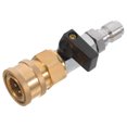 thumbnail image 2 of Miangastore High Pressure Washer Ball Valve Stainless Steel 3/8 Quick Connect Fittings Easy To Operate For Car Wash Engine Cleaning Pressure Washer Accessories, 2 of 8