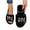 Black, variant on QSAWXQZ Women's Jeweled Fuzzy Open Toe Slide Slippers Soft Indoor House Shoes for Winter 36