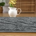 thumbnail image 3 of GlowSol 9x12 Area Rug Indoor Solid Color Area Rug Floral Shaggy Rug Soft Boho Plush Fluffy Rug Non-Slip Fluffy Carpet for Home Office Dining Room, Gray, 3 of 6