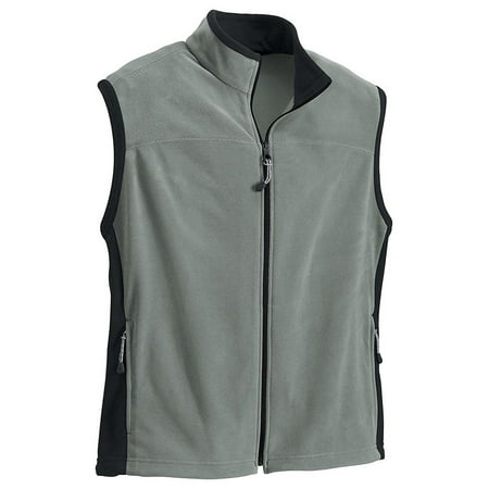 Microfleece Vest - Mens Microfleece Outdoor Vest -Ash City