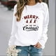 thumbnail image 1 of Puntoco - Camiseta de manga larga para mujer con cuello redondo y estampado navideño Puntoco Puntoco-5075, 1 of 7