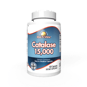 Catalase 15,000 - Pure Catalase Antioxidant Enzyme  60 Count