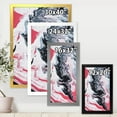 thumbnail image 4 of Designart 'Abstract Marble Composition In Gray and Pink I' Modern Framed Art Print, 4 of 4