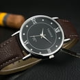 thumbnail image 4 of Reloj de pareja Reloj de cuero Reloj de cuarzo casual de moda Reloj para hombre y mujer, 4 of 6