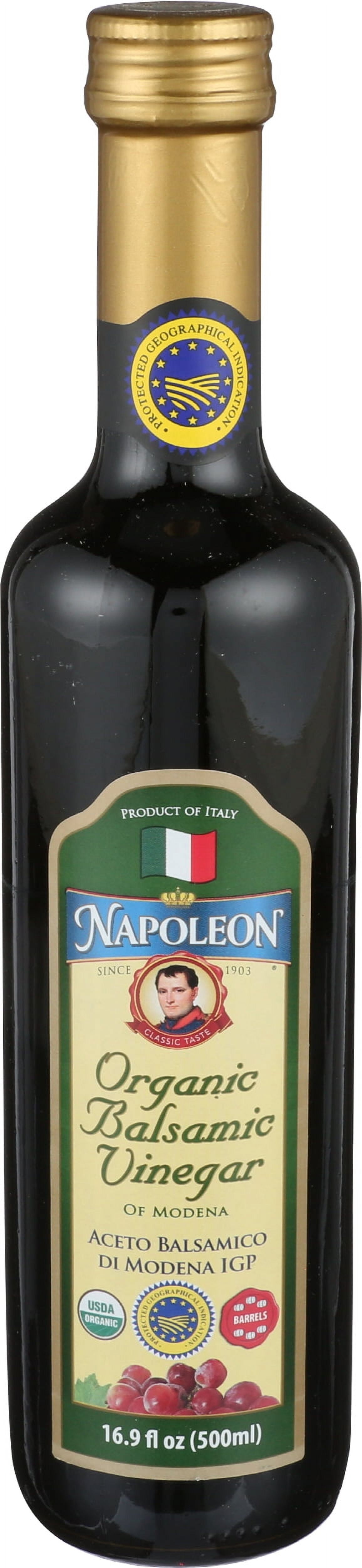 Pack of 6, Napoleon Organic Balsamic Vinegar, 16.9 fl oz