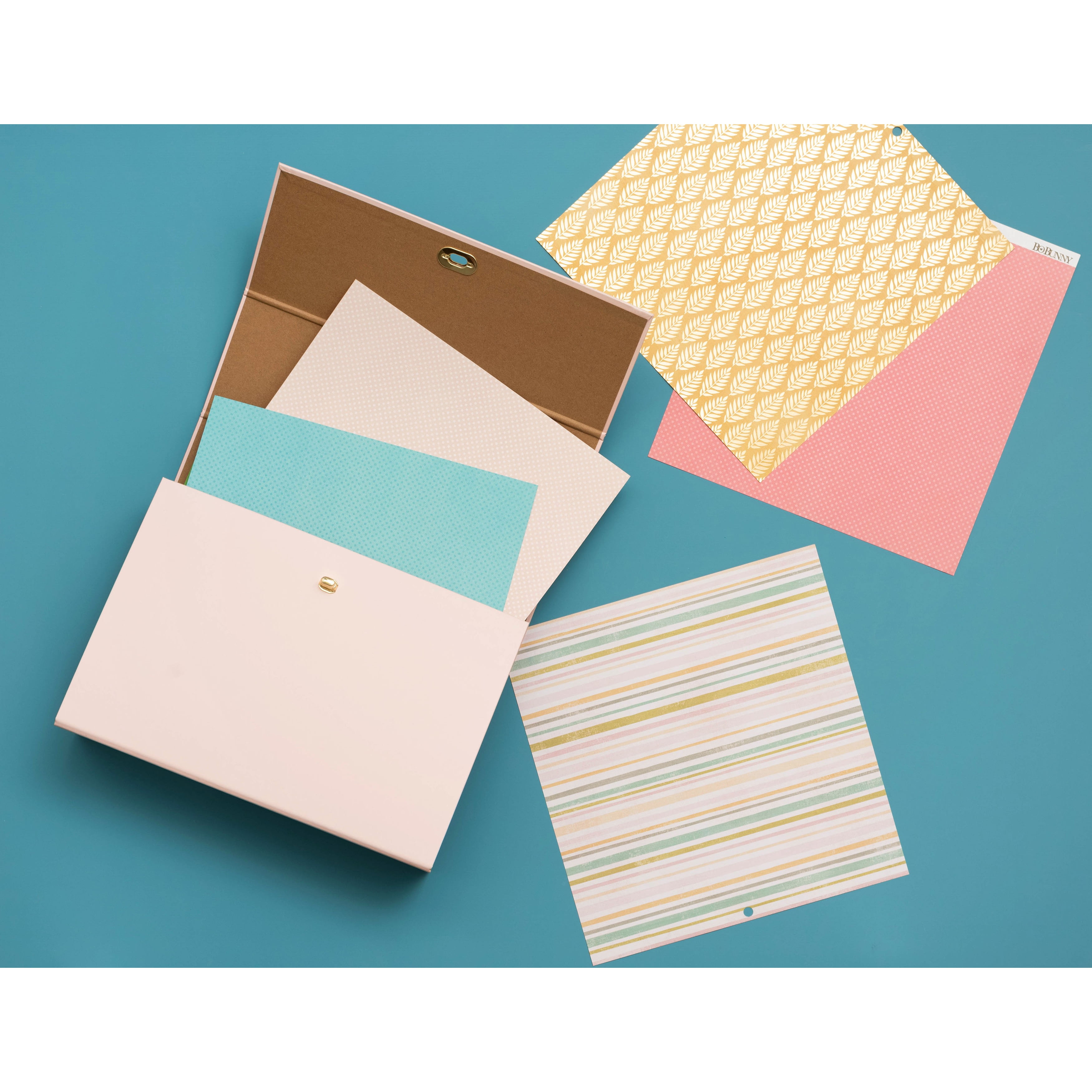 We R Accordion Paper Storage 12"X12"-Pink