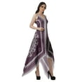thumbnail image 2 of Moomaya Handkerchief Dress Women Printed Halter Summer Dresses Women, 2 of 5