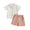 1-Red3045, variant on Tiijoy baby Boys Summer Outfits Short Sleeve Shirt and Shorts Beach Vacation 2Pcs Clothes Set, Sizes 6M-4T