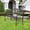 Brown + Iron, variant on Outdoor Glider Chair with Steel Frame and Mesh Fabric, Gray Patio Gliders for Backyard Garden Porch, Smooth Swing Seating for Relaxation