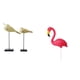 thumbnail image 1 of Figuras de pájaros y esculturas de flamencos para jardín, ideales para escritorios, dormitorios, entradas y patios exteriores, decoración de primavera, 1 of 8