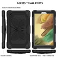 thumbnail image 7 of FJLBDE Case for Samsung Galaxy Tab A7 Lite 2021 8.7 inch SM-T220/T225/T227 with Butterfly Stand, Shockproof Protective Tablet Cover with Shoulder Strap for Kids Girls, Black, 7 of 7