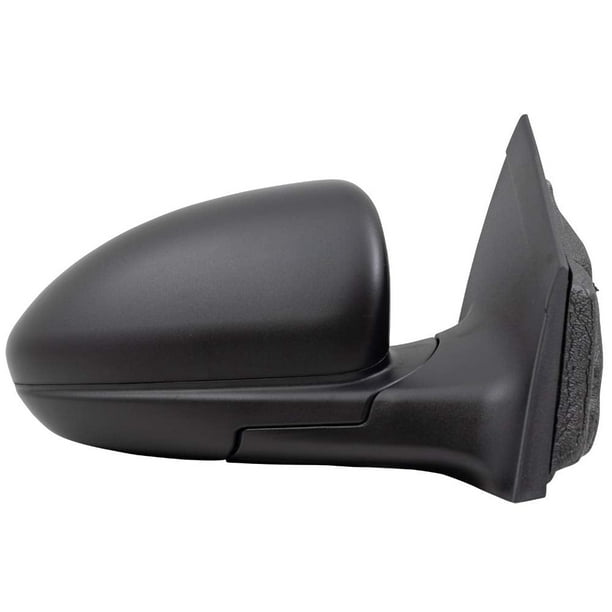 Brock Replacement Passenger Power Side Door Mirror Textured Black