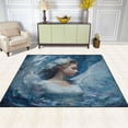 thumbnail image 3 of Area Rug Indoor 63"x48"in Non-Slip Wear Resistant Floor Mats Soft Large Carpets for Living Room Bedroom Home Decor Pure and Innocent Angel, 3 of 7