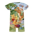 thumbnail image 5 of Winnie The Pooh Baby Boy Girl Short Sleeve Romper Clothing Set Print Cartoon Baby Summer One Piece Jumpsuit, 5 of 8