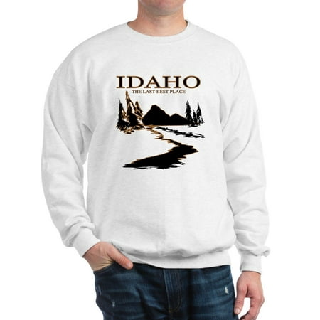 CafePress - Idaho The Last Best Place - Crew Neck (Best Place For Cheap Clothes)