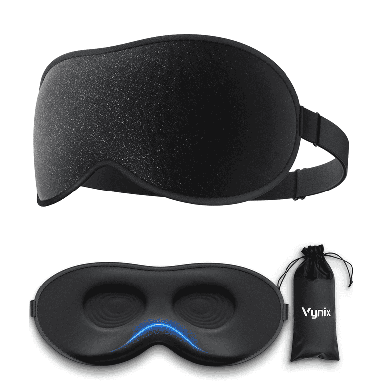 3D Memory Foam Sleep Mask, 100% Blackout photo 1