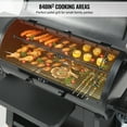 thumbnail image 4 of KFFKFF 62" Heavy Duty Charcoal Grill 8 IN 1,BBQ Portable Grill with Cart Outdoor Cooking Barbecue Camping, Picnic, 840 sq, Patio and Backyard, 4 of 8