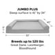 thumbnail image 3 of Furhaven Cama ortopédica para perros grandes con refuerzos extraíbles y funda lavable, para perros de hasta 125 libras - Sofá acolchado - Gris plateado, Jumbo Plus/XXL, 3 of 5
