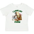 thumbnail image 3 of Inktastic I Love My Farm with Happy Farm Animals Boys or Girls Baby T-Shirt, 3 of 5