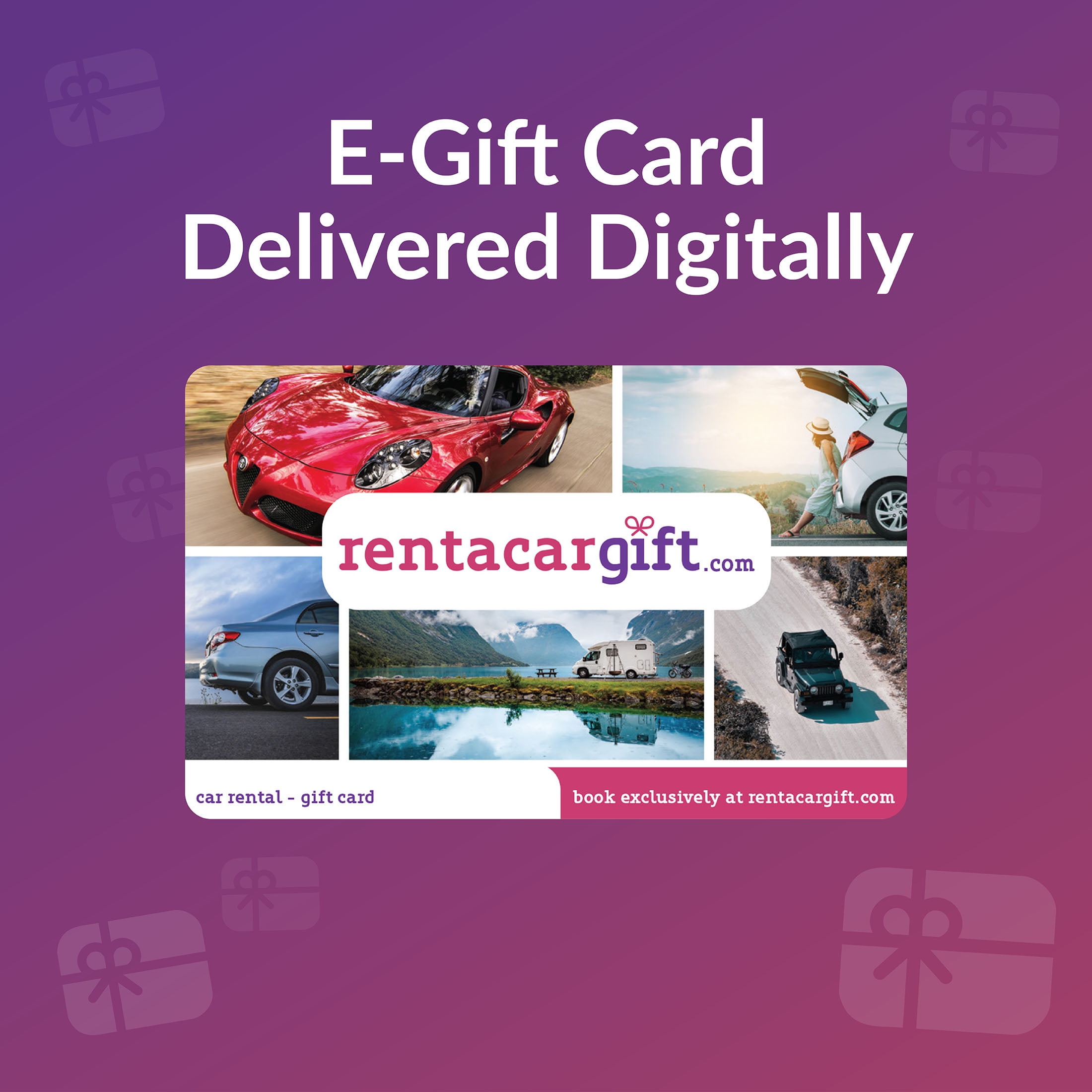 RentacarGift $100 eGift Card [Email Delivery]