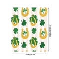thumbnail image 2 of St Patricks Day Throw Blanket, Clovers And Shamrocks Design Super Soft Flannel Fleece Blanket, Green Gnome Leaf Saints Blanket Decorations For Bed Couch Living, St. Patrick's Day Blanket, 2 of 6