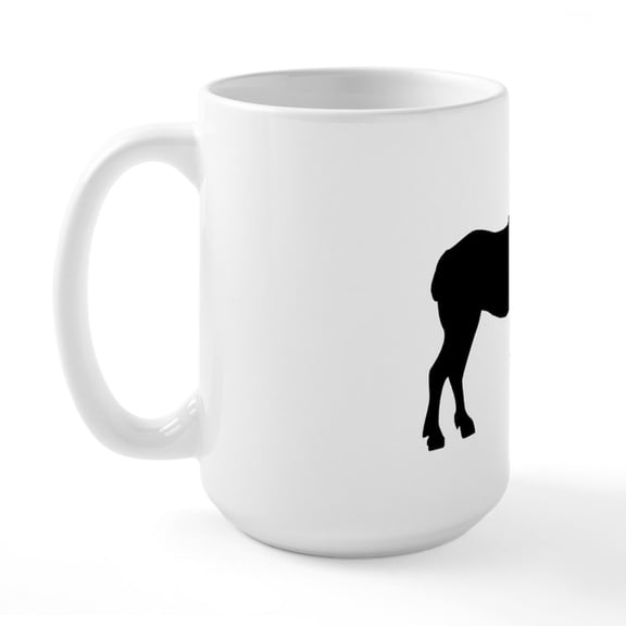 CafePress - Draft Horse - 15 oz Ceramic Large White Novelty Mug