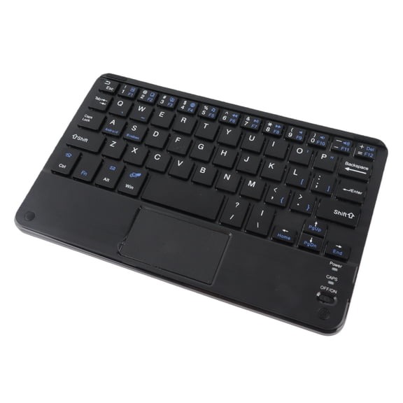 wireless keyboard UltraSlim Mini Wireless BT Keyboard with Touchpad Slim Design for Traveling Compatible with PC Tablet Black Color