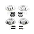 thumbnail image 3 of PowerStop Front and Rear Z23 Evolution Sport Carbon-Fiber Ceramic Brake Pad and Drilled & Slotted Rotor Kit Fits: TOYOTA Select Models K2756, 3 of 10
