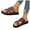 Brown, variant on Womens Platform Walking Slip on Sandals 2025 Summer Breathable Mesh Lightweight Beach Memory Foam Slides