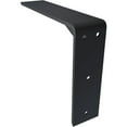 thumbnail image 5 of Ekena Millwork 2 1/2"W x 10"D x 8"H Countertop Support Steel Heavy Duty Bracket w/ Gusset, Powder Coated Black, 5 of 10
