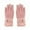 Pink4#, variant on Caywon Women's Autumn Winter Warm Solid Color Gloves Fleece Lined Thick Cold Proof Touchscreen Fashion Cuff Cold Weather Accessories Daily Outdoor Use Cozy Stylish