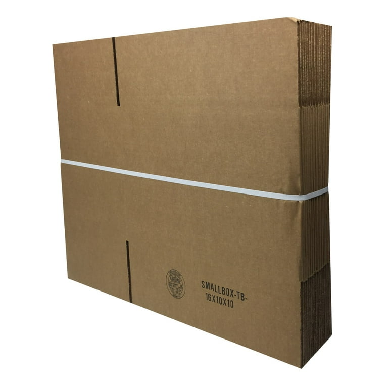 Uboxes 15 Small Cardboard 16 In. X 10 In. X 10 In. Moving Boxes