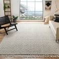 thumbnail image 2 of SAFAVIEH Natura Calanthia Geometric Area Rug, Ivory/Black, 10' x 14', 2 of 13