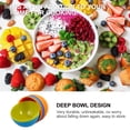 thumbnail image 2 of MasteelfCA 10pcs Unbreakable Plastic Bowl Lightweight Soup Bowl Noodle Bowl Tableware, 2 of 8