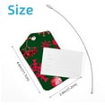 thumbnail image 4 of Square 2Pack PU Leather Christmas Cruise Luggage Tag with Privacy Cover and Stainless Steel Ring - Suitable for Travel Handbags Backpacks Luggage Tags, 4 of 6