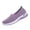 Purple, variant on IEMIEMIEM Women's Loafer Shoes Mesh Non Slip Slip On Casual Ballet Flat Nurse Walking Sneakers Knit Round Toe Casual Memory Foam Orthopedic Shoes Gray 6.5 Wide