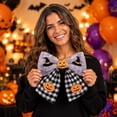 thumbnail image 5 of Qjidjing Halloween Fabric Bow Decorations, Door Window Hangings, Ornaments for Party Scene Layout, 5 of 7