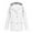 White, variant on Plus Size Rain Jacket for women Spring Winter Warm Coat Casaul Drawstring Outdoor Hooded Raincoat Windproof Tops Zipper Hooded Jackets Rain Coat With Pocket,Size S-5XL