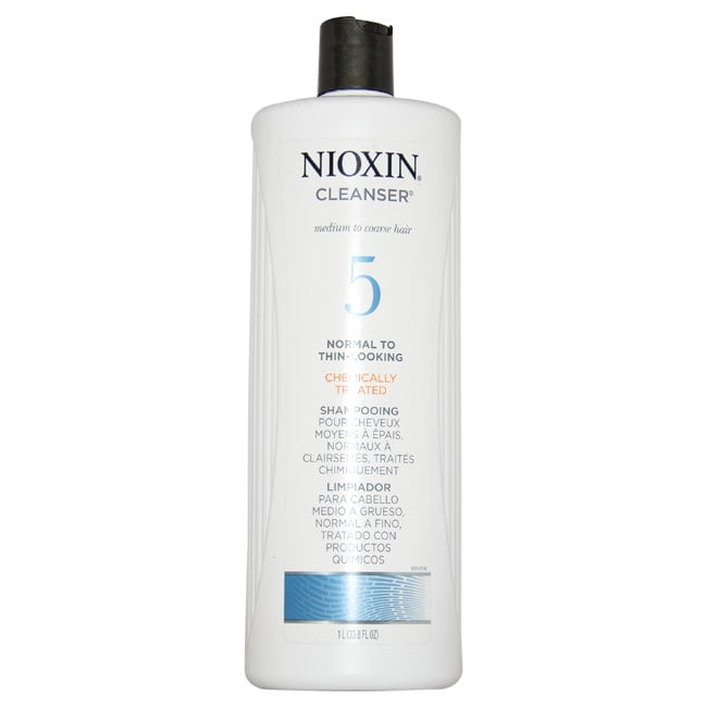 Nioxin System 5 Cleanser Scalp Care & Thickening Daily Shampoo, 33.8 fl oz