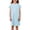 Light Blue a2, variant on UQJfacai Girls Short Sleeve Dress A-Line Loose Casual Shift Swing Summer Crewneck T-Shirt Dress with Pockets 5-14 Years