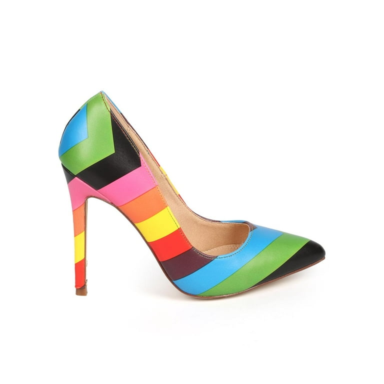 Liliana multicolor cheap heels
