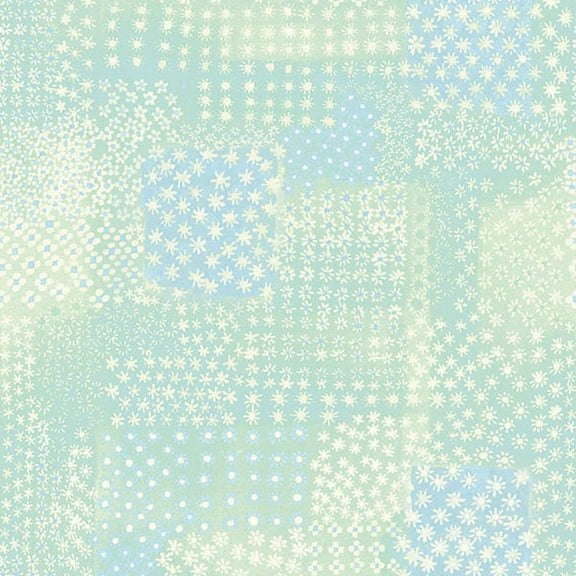 A-Street Prints Flower Power Green Patchwork Wallpaper